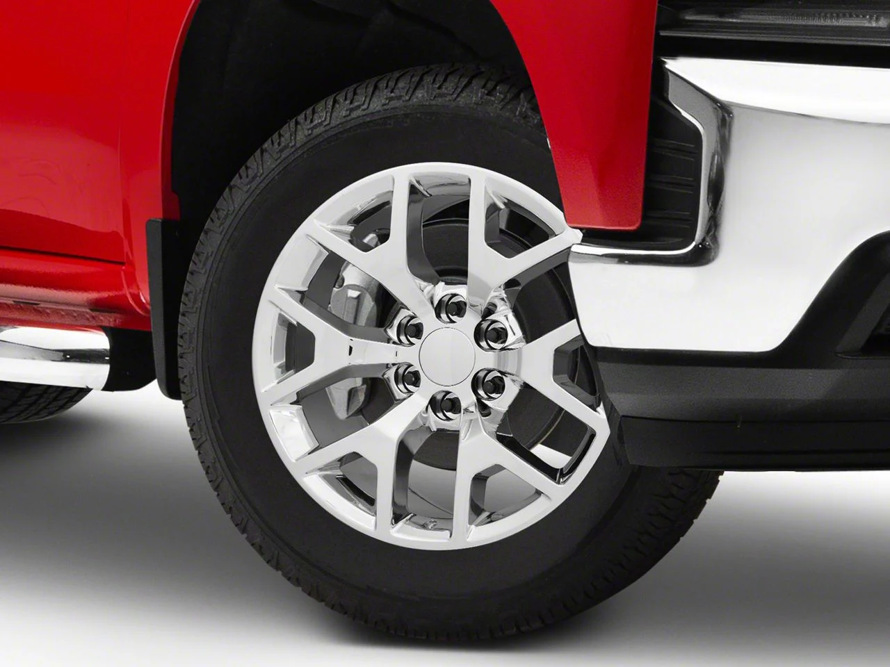 Honeycomb Style Chrome 6-Lug Wheel; 20x9; 27mm Offset (19-26 Silverado 1500)