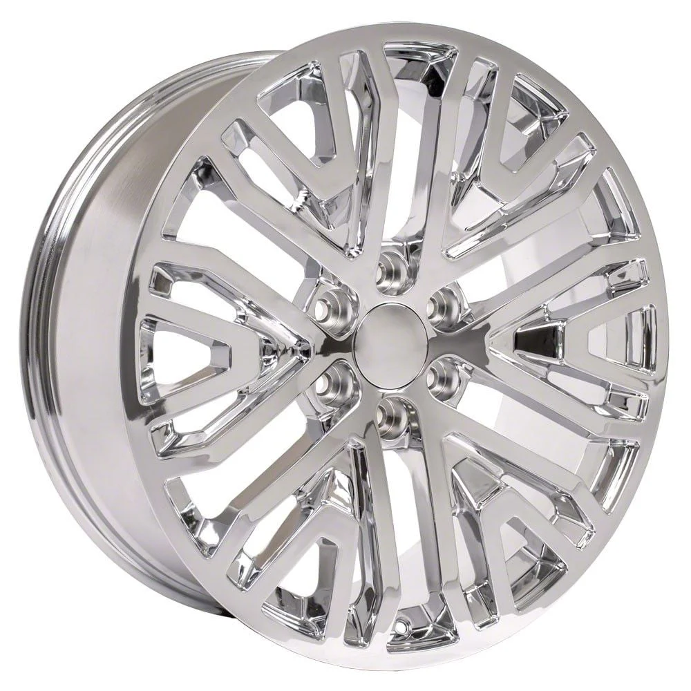 Next Gen Sierra Style Chrome 6-Lug Wheel; 22x9; 28mm Offset (19-26 Silverado 1500)