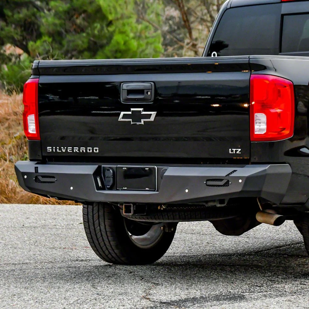 Westin Pro-Series Rear Bumper; Textured Black (14-18 Silverado 1500)