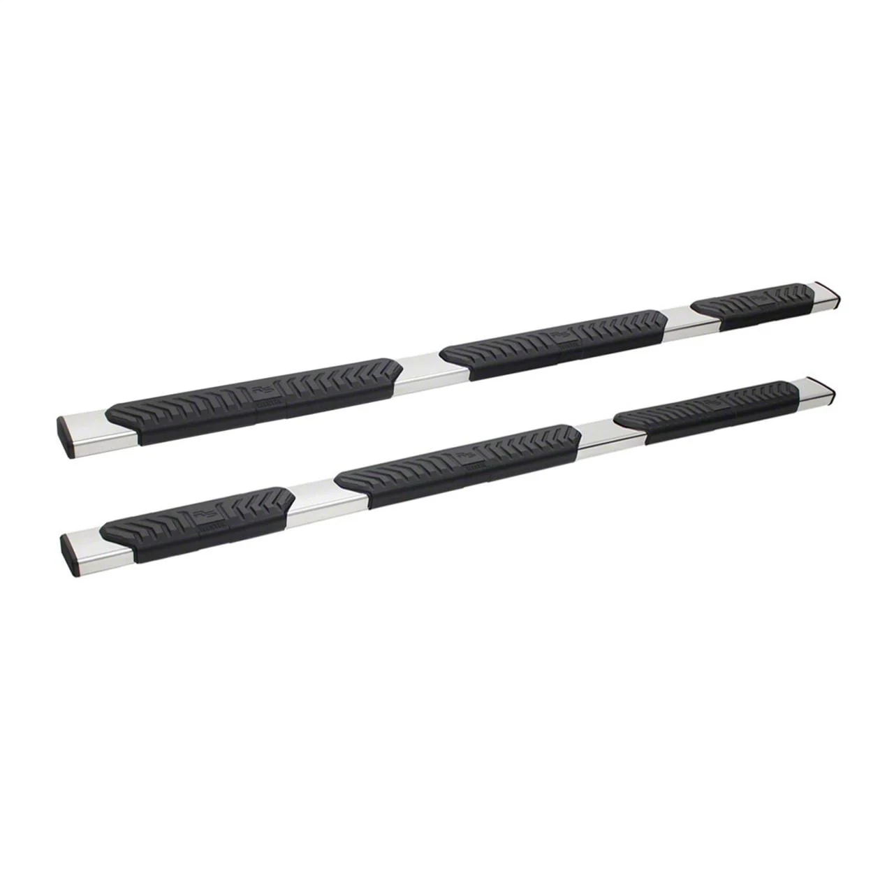 Westin R5 M-Series Wheel-to-Wheel Nerf Side Step Bars; Polished Stainless (19-26 Silverado 1500 Double Cab, Crew Cab)