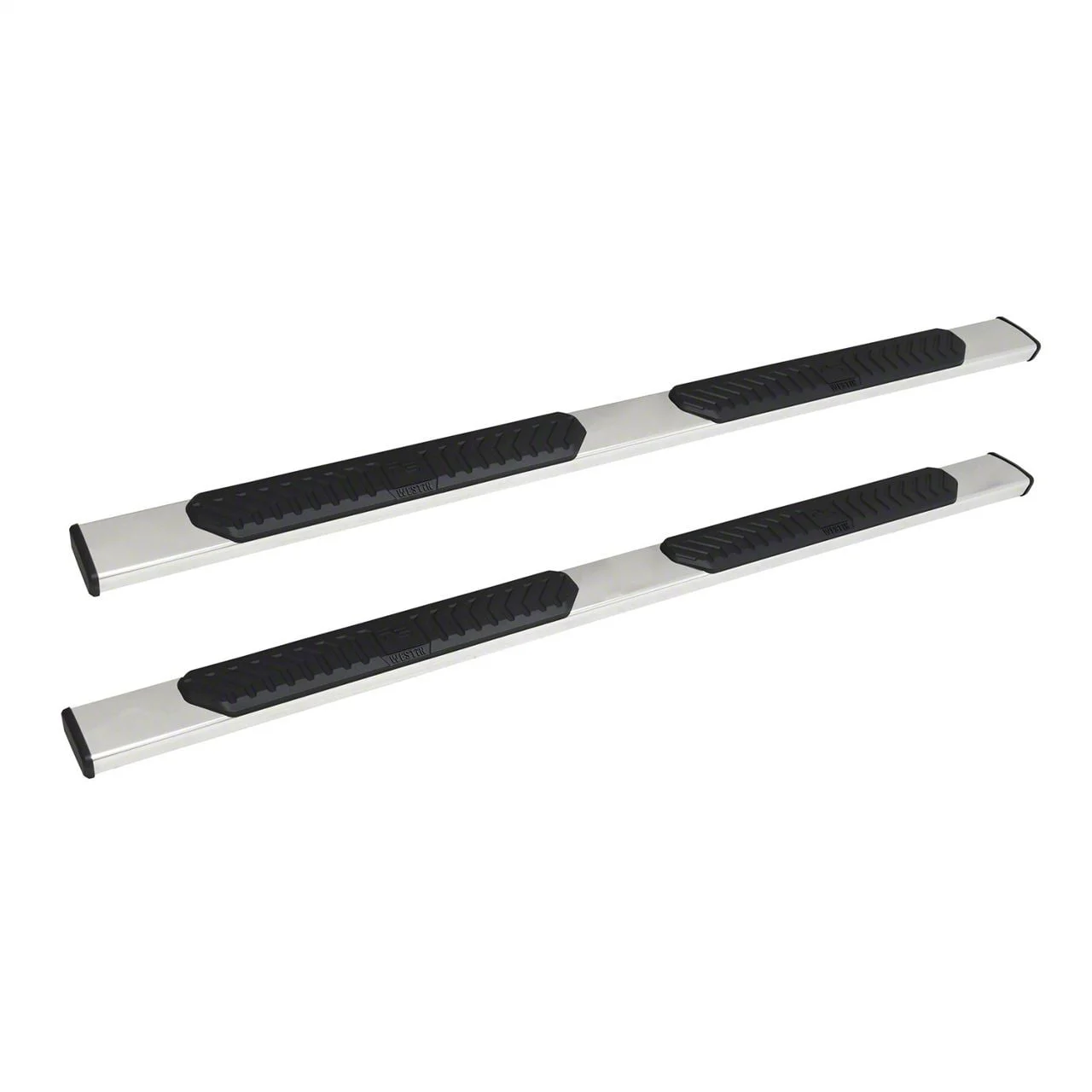 Westin R5 Nerf Side Step Bars; Stainless Steel (19-26 Silverado 1500 Double Cab)