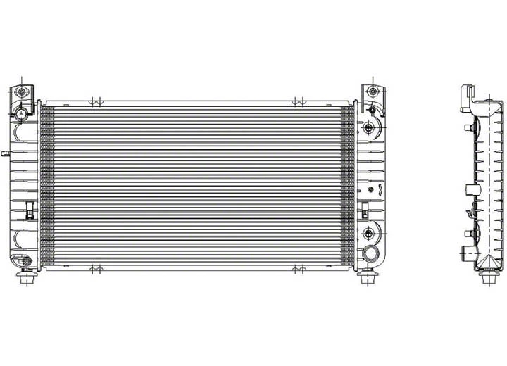 Replacement Radiator (05-06 Silverado 1500; 07-11 V8 Silverado 1500)