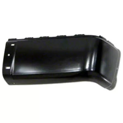 Replacement Rear Bumper End; Black; Passenger Side (07-13 Silverado 1500)
