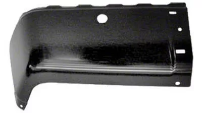 Replacement Rear Bumper End; Pre-Drilled for Backup Sensors; Black; Driver Side (07-13 Silverado 1500)