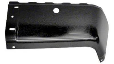 Replacement Rear Bumper End; Pre-Drilled for Backup Sensors; Black; Passenger Side (07-13 Silverado 1500)