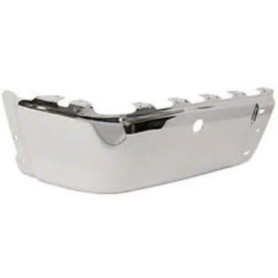 Replacement Rear Bumper End; Pre-Drilled for Backup Sensors; Chrome; Driver Side (07-13 Silverado 1500)