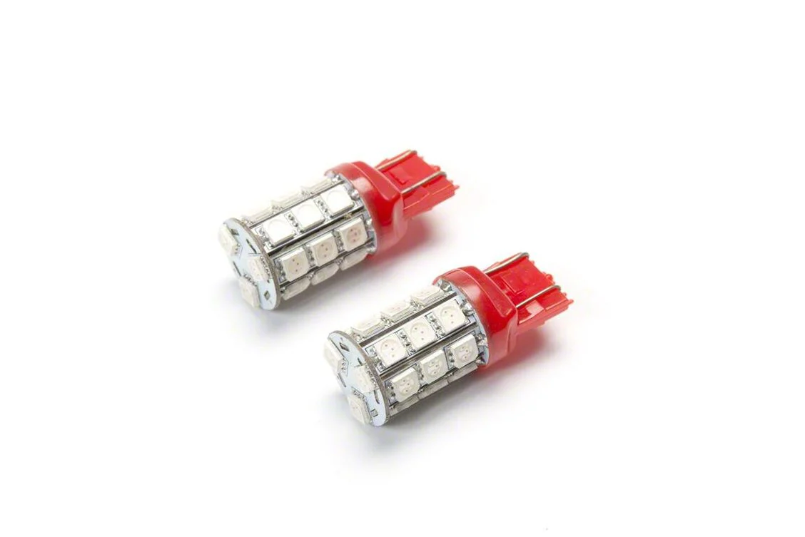 Putco Red LED Rear Brake Light Bulb; 7443 (14-18 Silverado 1500)