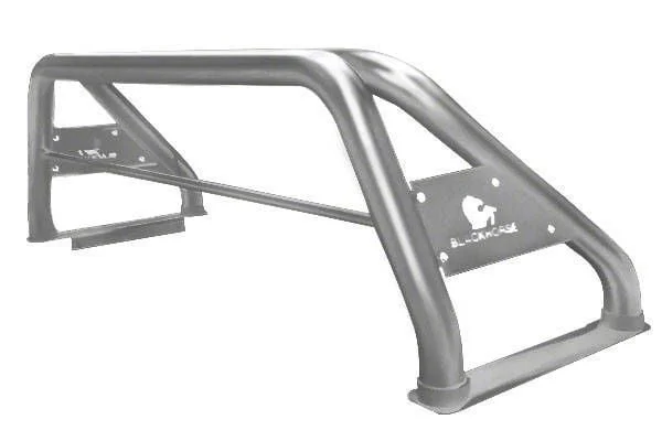 Classic Roll Bar with 50-Inch LED Light Bar; Stainless Steel (07-26 Silverado 1500)