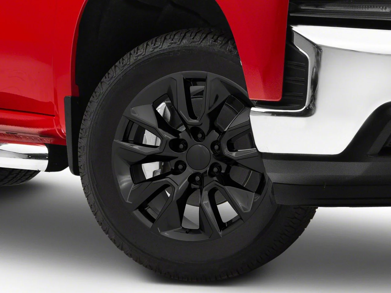 RST Style Black 6-Lug Wheel; 20x9; 28mm Offset (19-26 Silverado 1500)