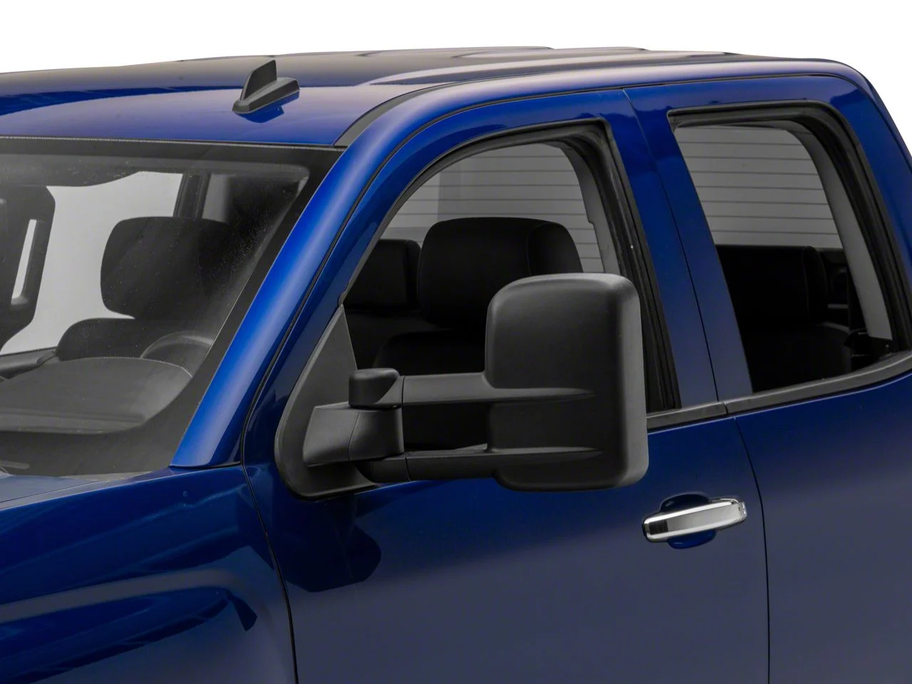 Towing Mirror; Powered; Heated; Black; Pair (14-18 Silverado 1500)