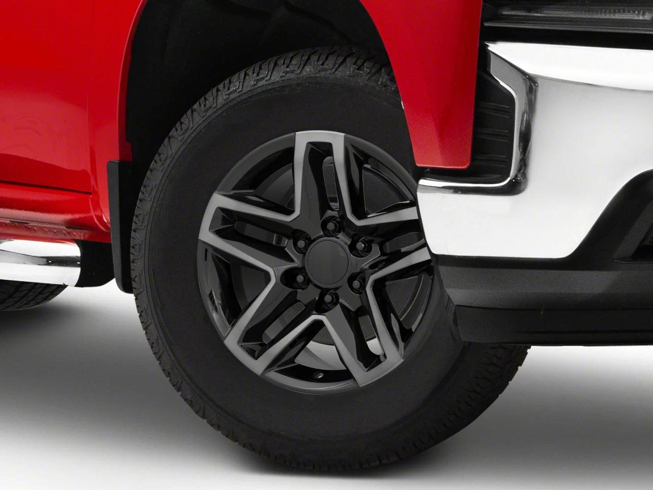 Trail Boss Style Tinted Machined 6-Lug Wheel; 18x8.5; 26mm Offset (19-26 Silverado 1500)