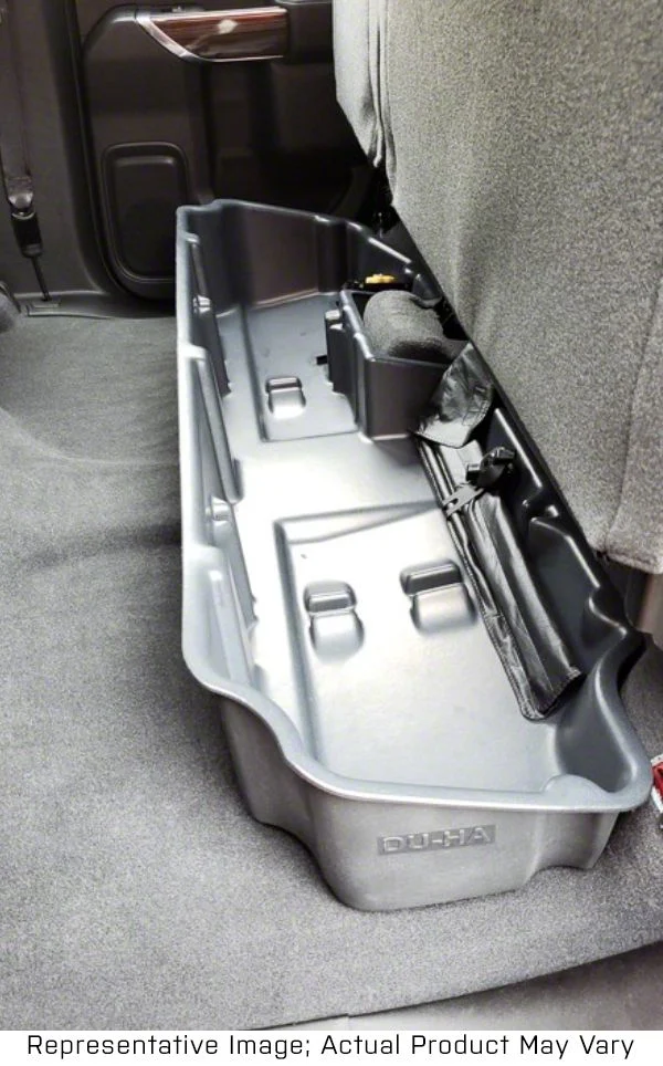 Underseat Storage; Brown (19-24 Silverado 1500 Double Cab)