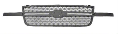 Upper Replacement Grille; Black (03-06 Silverado 1500 SS)