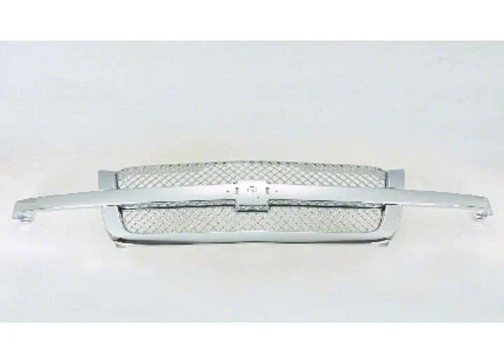 Upper Replacement Grille; Chrome (03-06 Silverado 1500)