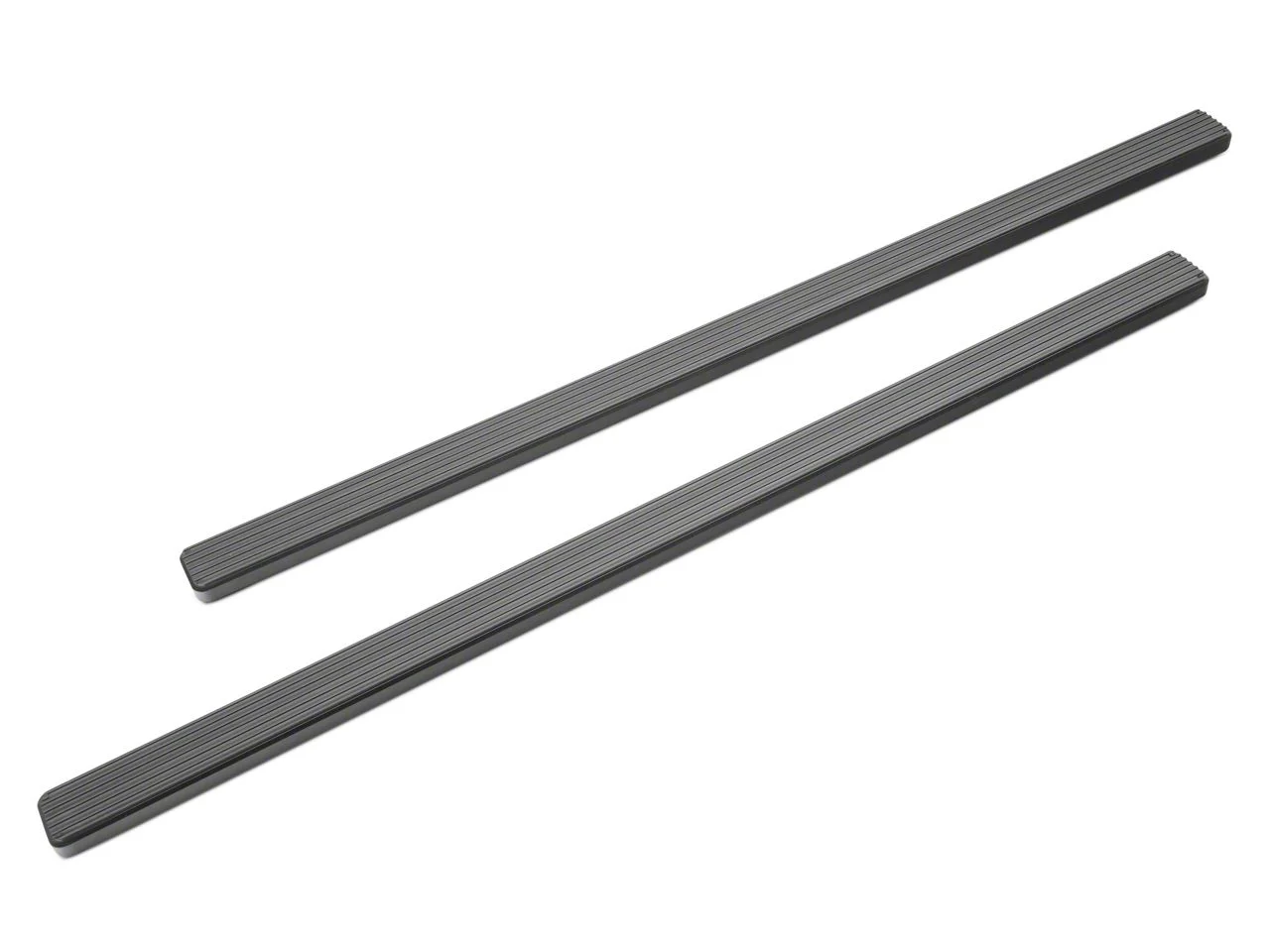 4-Inch iStep Running Boards; Black (07-19 Silverado 2500 HD Extended/Double Cab)