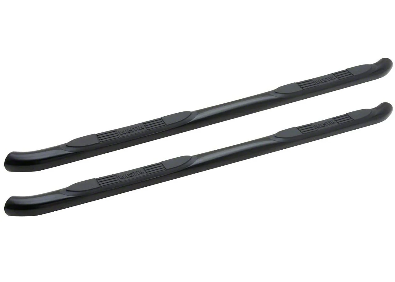 Westin E-Series 3-Inch Nerf Side Step Bars; Black (15-19 Silverado 2500 HD Double Cab)