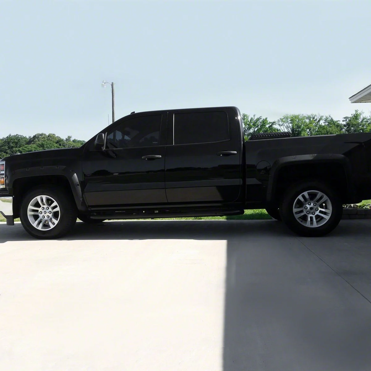 Pocket Style Fender Flares; Front and Rear (15-18 Silverado 2500 HD w/ 8-Foot Long Box)