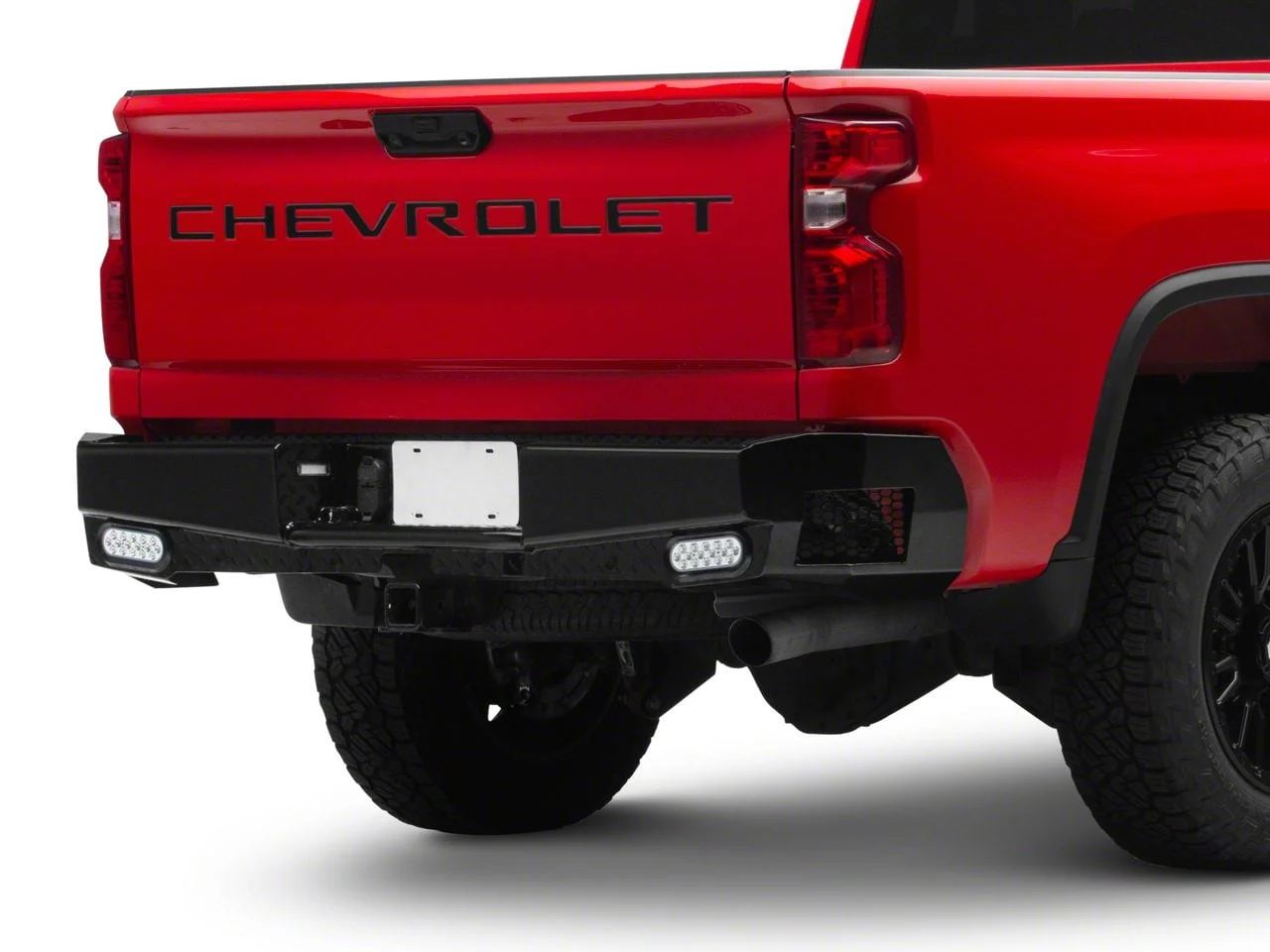 Westin HDX Bandit Rear Bumper; Textured Black (20-26 Silverado 2500 HD)