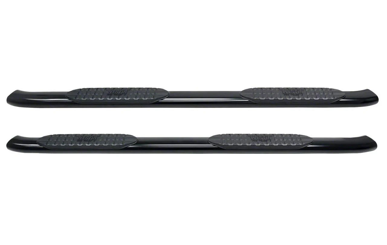 Westin Pro Traxx 5-Inch Oval Side Step Bars; Black (20-26 Silverado 2500 HD Crew Cab)