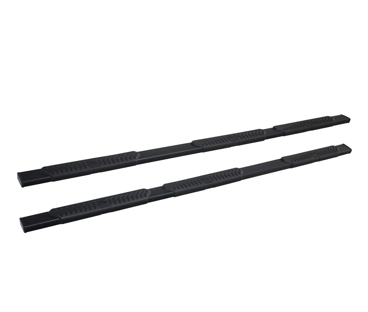 Westin R5 M-Series Wheel-to-Wheel Nerf Side Step Bars; Black (07-19 Silverado 2500 HD Crew Cab SRW w/ 8-Foot Long Box)