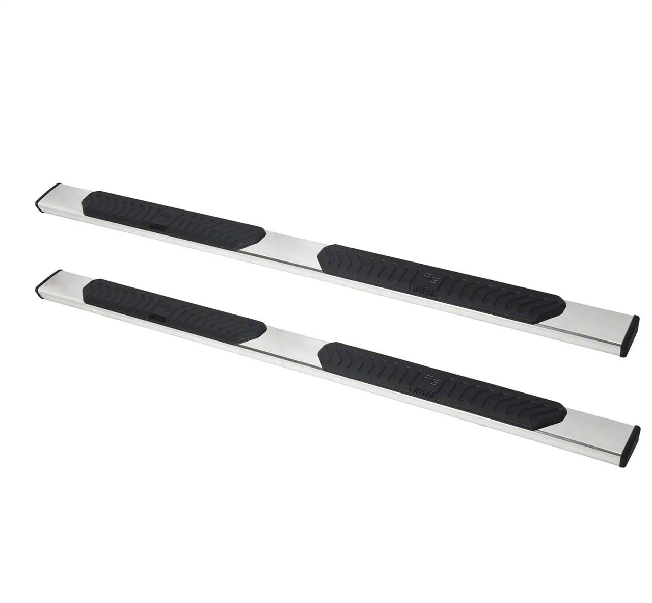 Westin R5 Nerf Side Step Bars; Stainless Steel (20-26 Silverado 2500 HD Crew Cab)