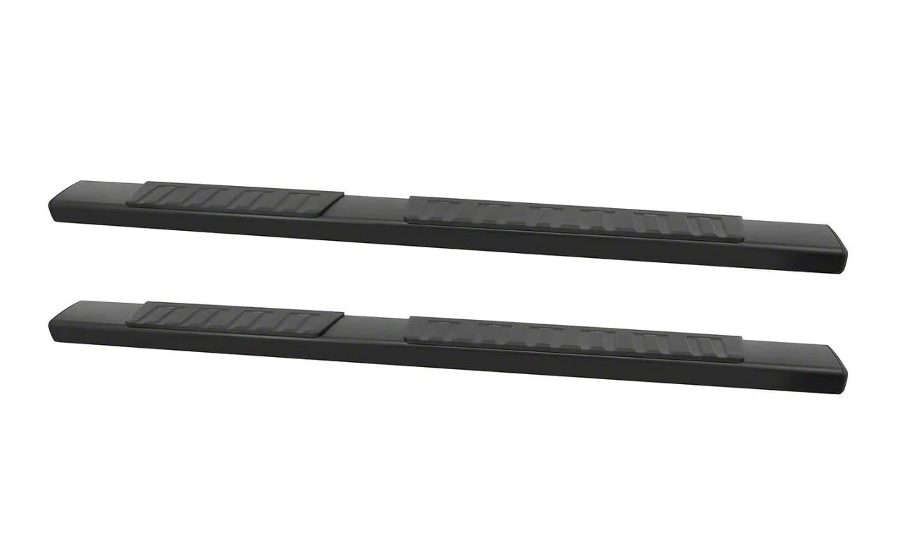 Westin R7 Nerf Side Step Bars; Black (07-19 Silverado 2500 HD Extended/Double Cab)