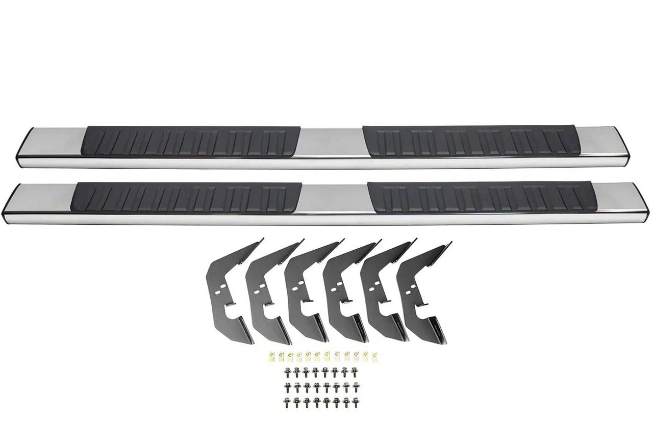 Westin R7 Nerf Side Step Bars; Stainless Steel (07-19 Silverado 2500 HD Crew Cab)