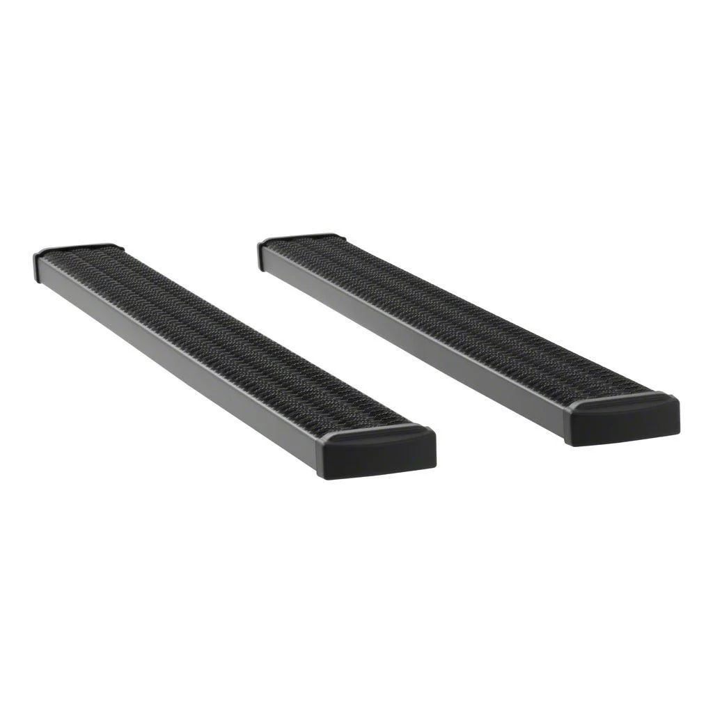 Grip Step 7-Inch Running Boards; Textured Black (20-26 Silverado 2500 HD Double Cab)