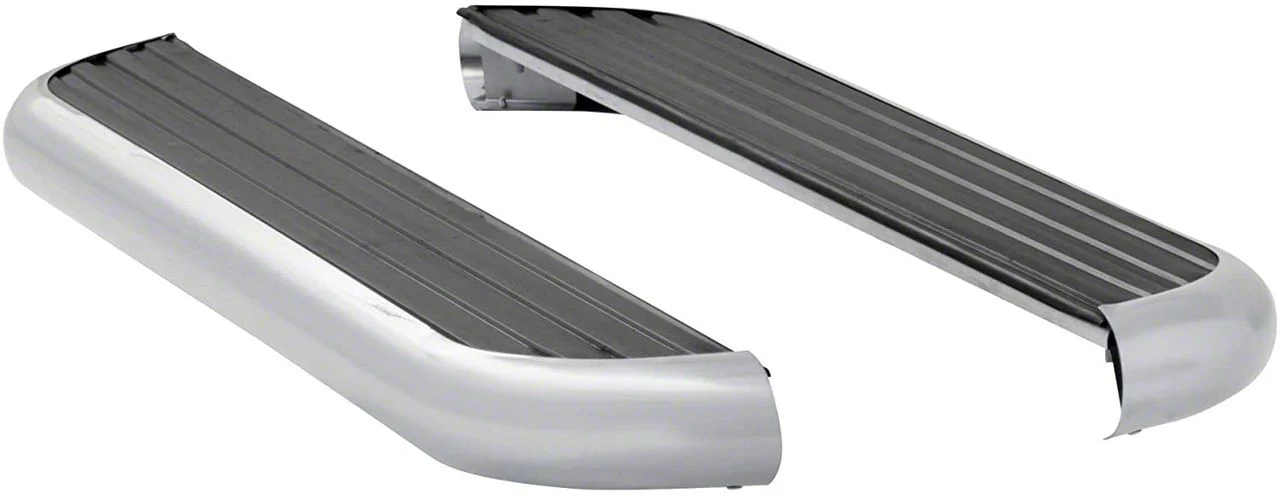 MegaStep 6.50-Inch Running Boards; Polished Stainless (15-18 Silverado 2500 HD Regular Cab)