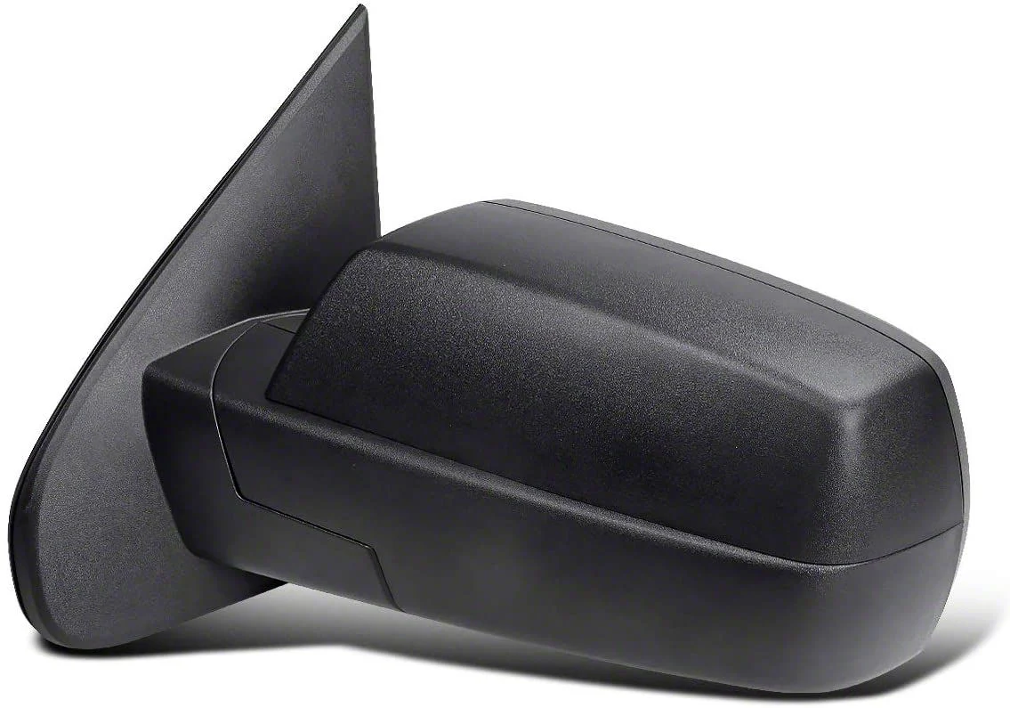 Side Mirror; Driver Side; Gloss Black (14-18 Silverado 2500 HD)