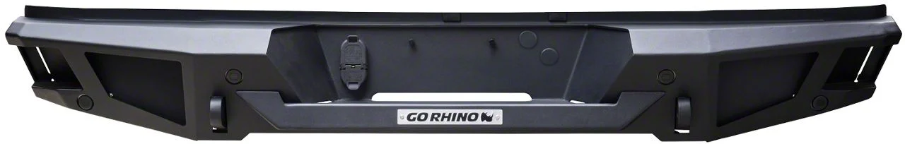 Go Rhino BR20 Rear Bumper; Textured Black (11-14 Silverado 3500 HD)