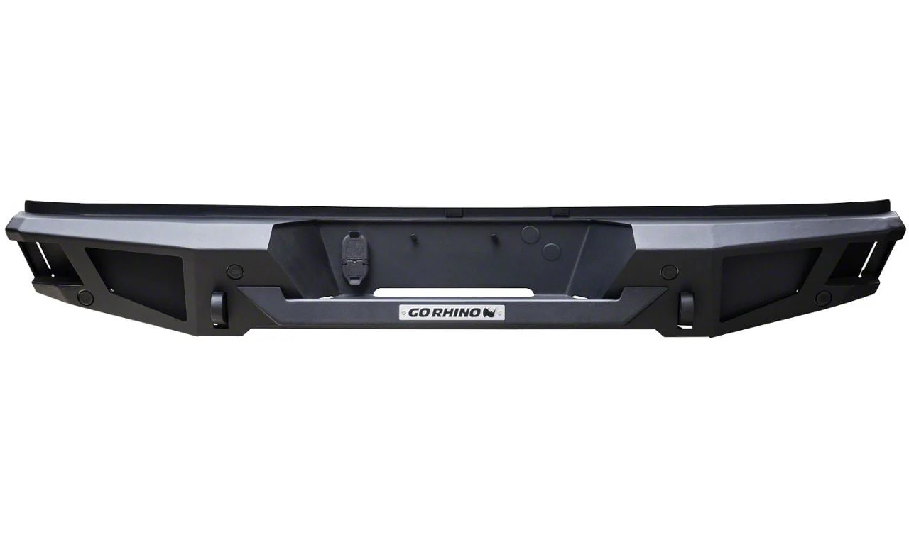 Go Rhino BR20 Rear Bumper; Textured Black (15-19 Silverado 3500 HD)