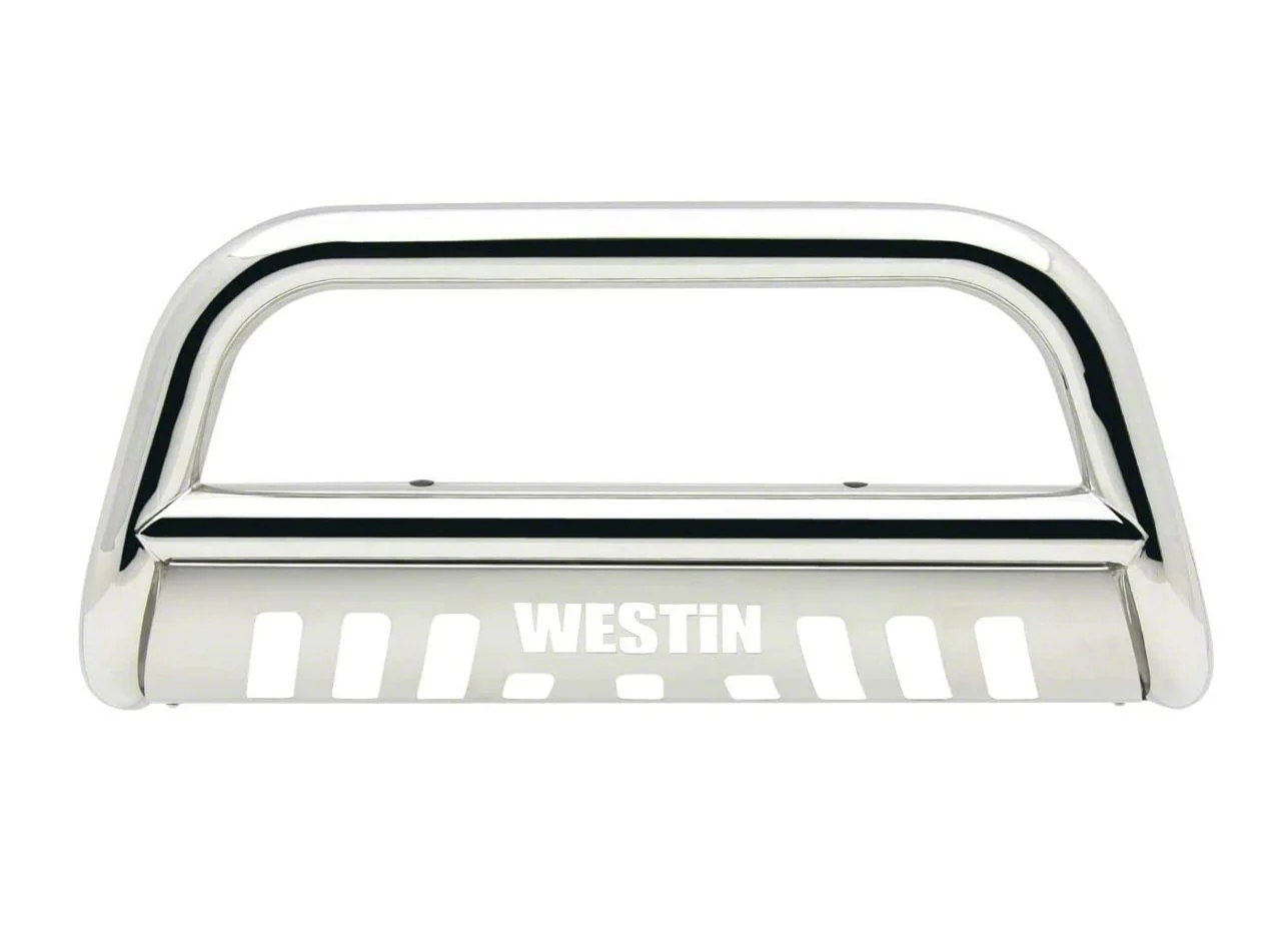 Westin E-Series Bull Bar; Stainless Steel (20-26 Silverado 3500 HD)