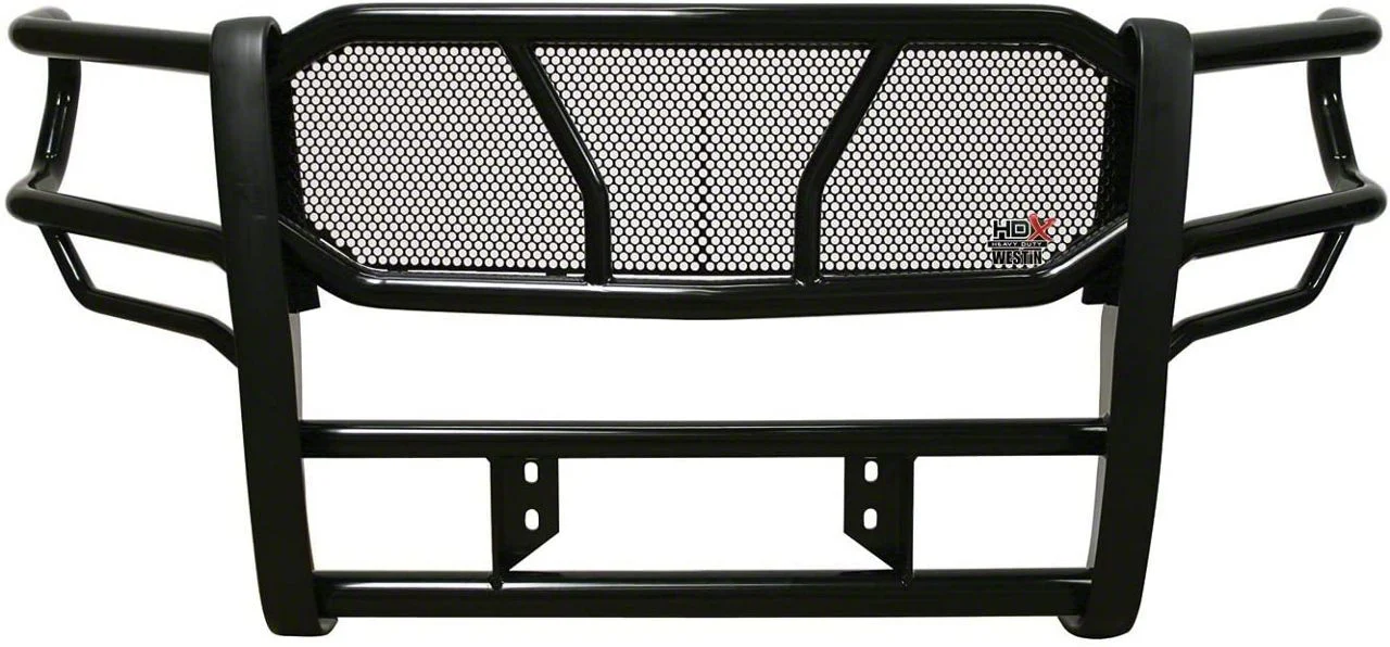 Westin HDX Winch Mount Grille Guard; Black (15-19 Silverado 3500 HD)