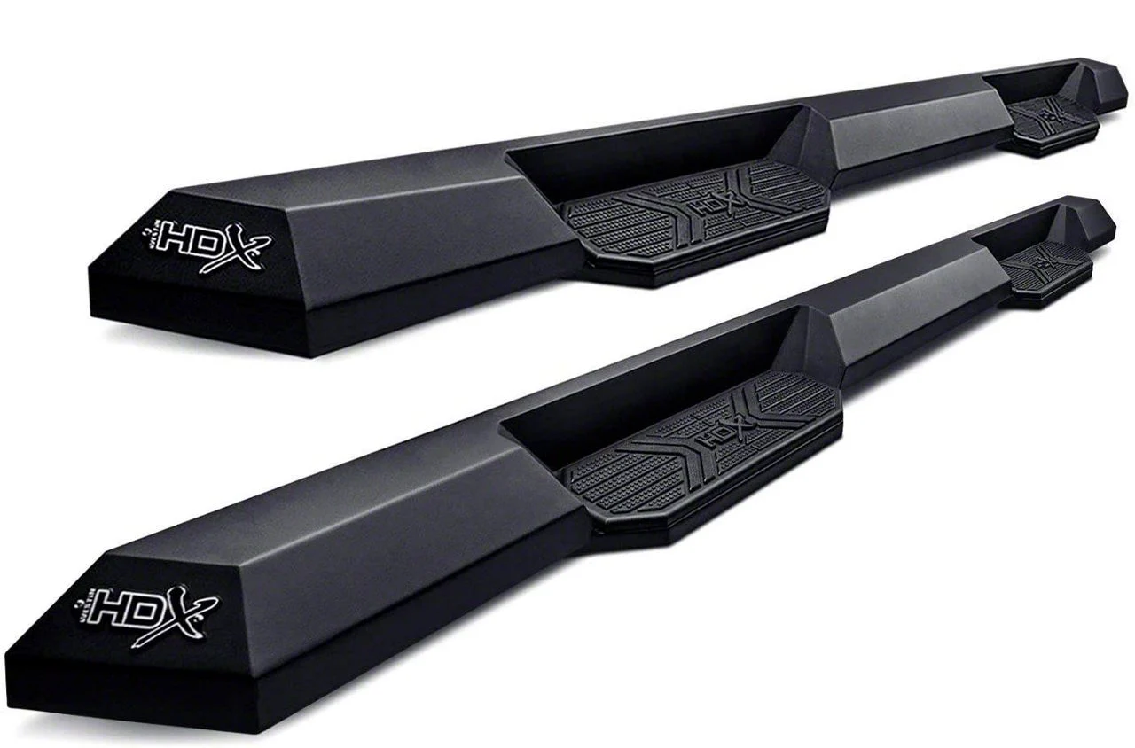 Westin HDX Xtreme Nerf Side Step Bars; Textured Black (20-26 Silverado 3500 HD Double Cab)