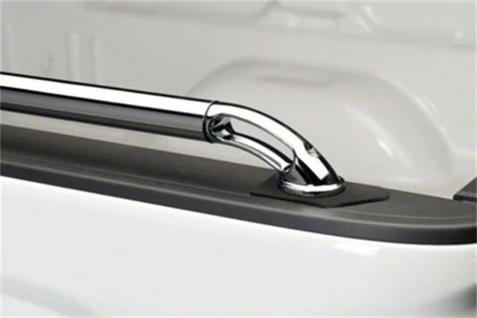 Putco Locker Side Bed Rails; Stainless Steel (15-19 Silverado 3500 HD DRW w/ 8-Foot Long Box)