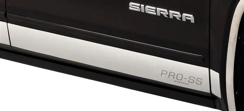 Putco PRO Stainless Steel Rocker Panels (15-19 Silverado 3500 HD Crew Cab w/ 6.50-Foot Standard Box)