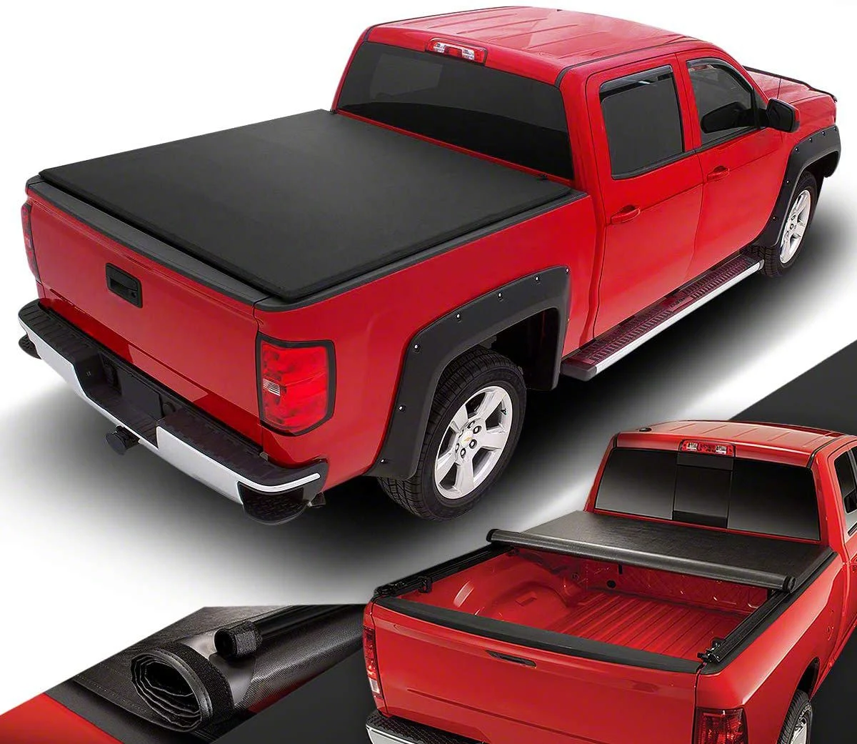 Roll-Up Tonneau Cover (15-19 Silverado 3500 HD w/ 8-Foot Long Box)