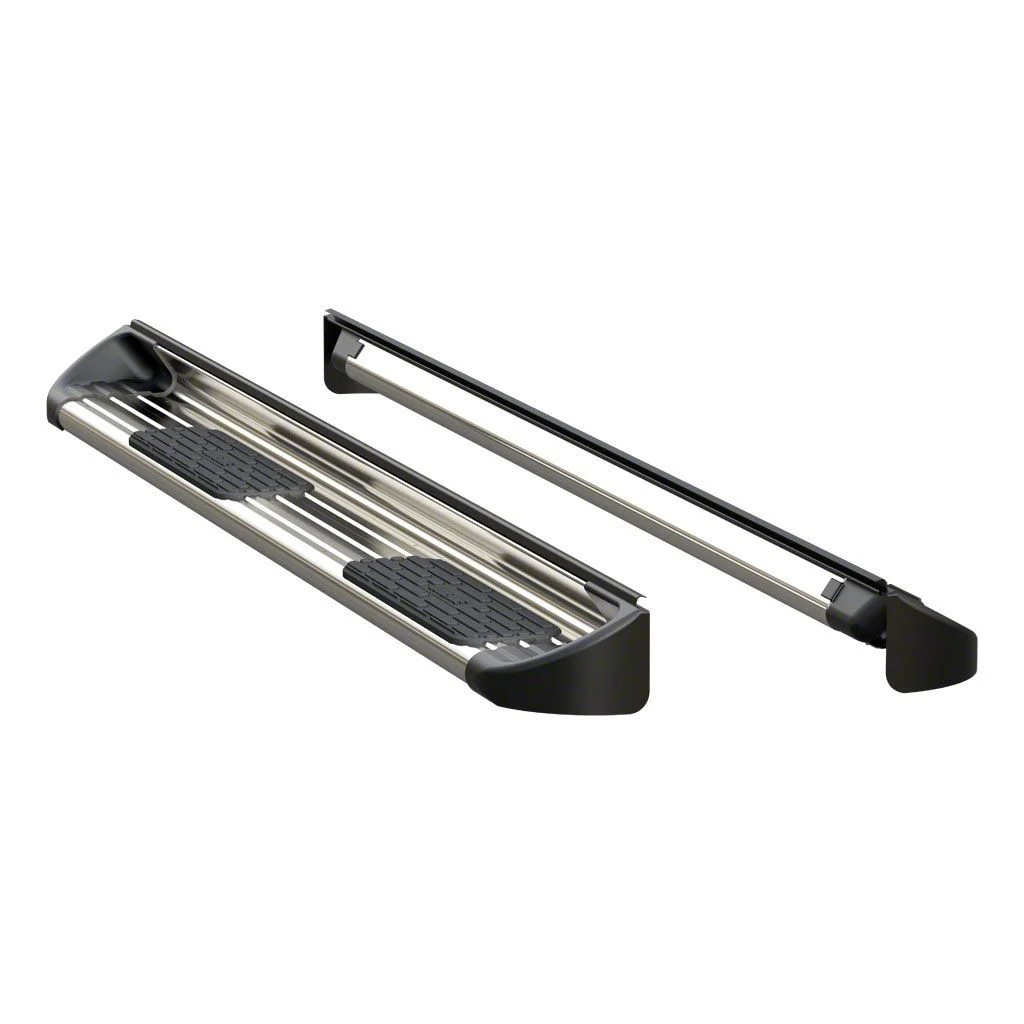 Stainless Side Entry Running Boards; Polished (20-26 Silverado 3500 HD Double Cab)