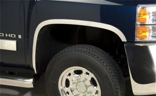 Putco Stainless Steel Fender Trim (07-14 Silverado 3500 HD SRW)
