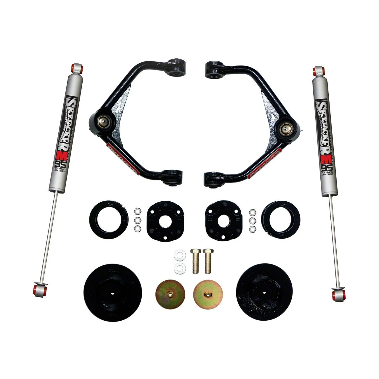 SkyJacker 3-Inch Upper Control Arm Lift Kit with M95 Performance Shocks (12-18 4WD RAM 1500 w/o Air Ride)