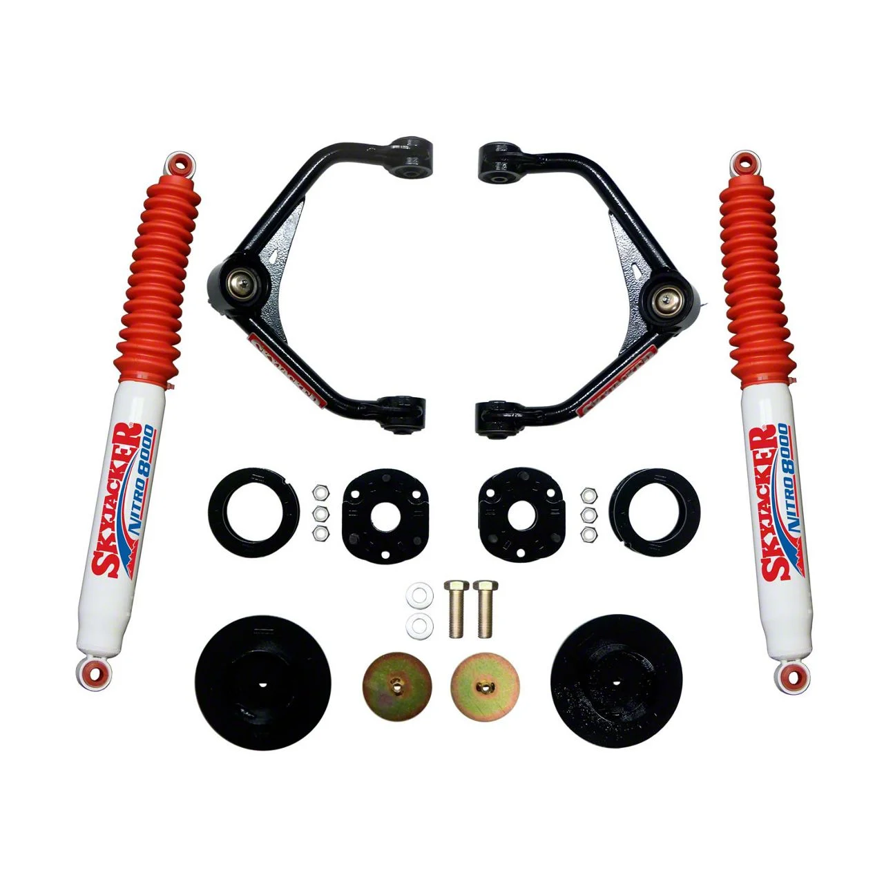 SkyJacker 3-Inch Upper Control Arm Lift Kit with Nitro Shocks (12-18 4WD RAM 1500 w/o Air Ride)