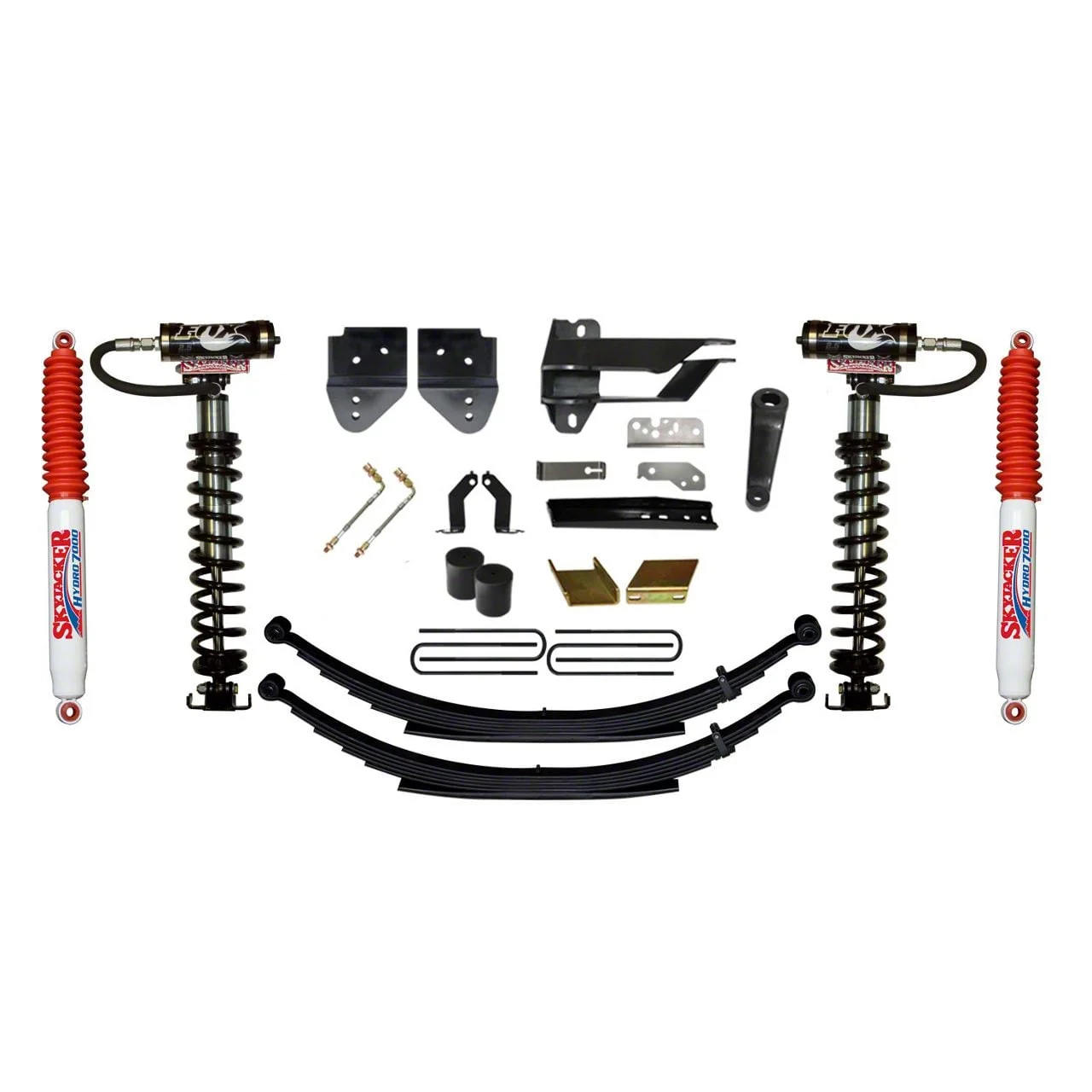 SkyJacker 6-Inch Coil-Over Kit with Rear Leaf Springs and Hydro Shocks (17-22 4WD F-250 Super Duty)