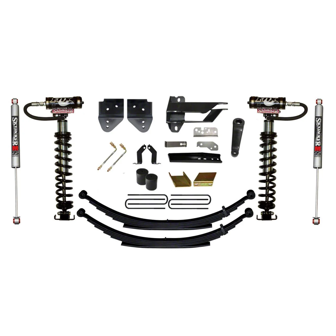 SkyJacker 6-Inch Coil-Over Kit with Rear Leaf Springs and M95 Performance Shocks (17-22 4WD F-250 Super Duty)