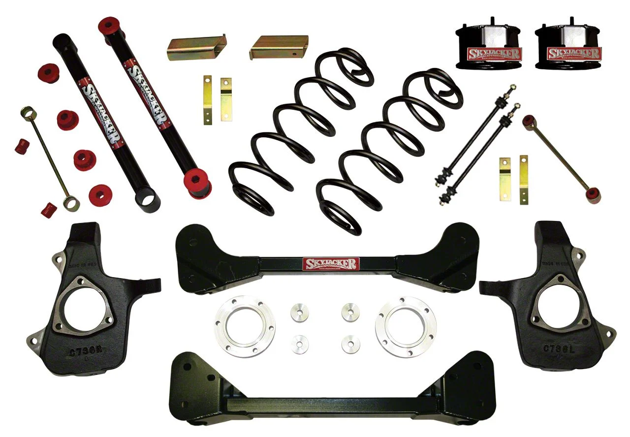 SkyJacker 4-Inch Front Spacer Suspension Lift Kit with Rear Coil Springs (07-13 4WD Tahoe)