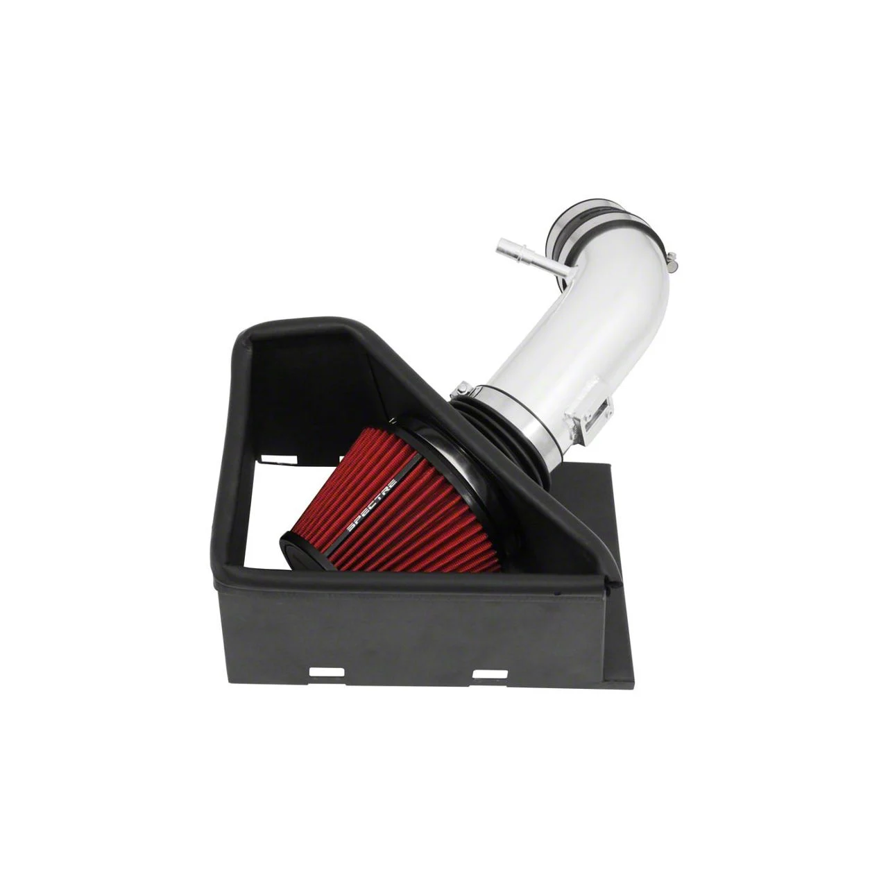 Spectre Performance Cold Air Intake with Red Filter; Polished (14-18 6.4L RAM 3500)