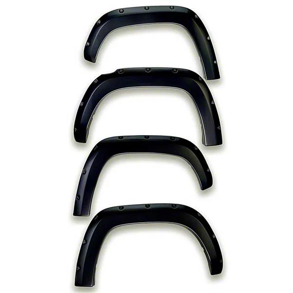 SpeedForm Bolt-On Style Fender Flares; Matte Black (16-18 RAM 1500)