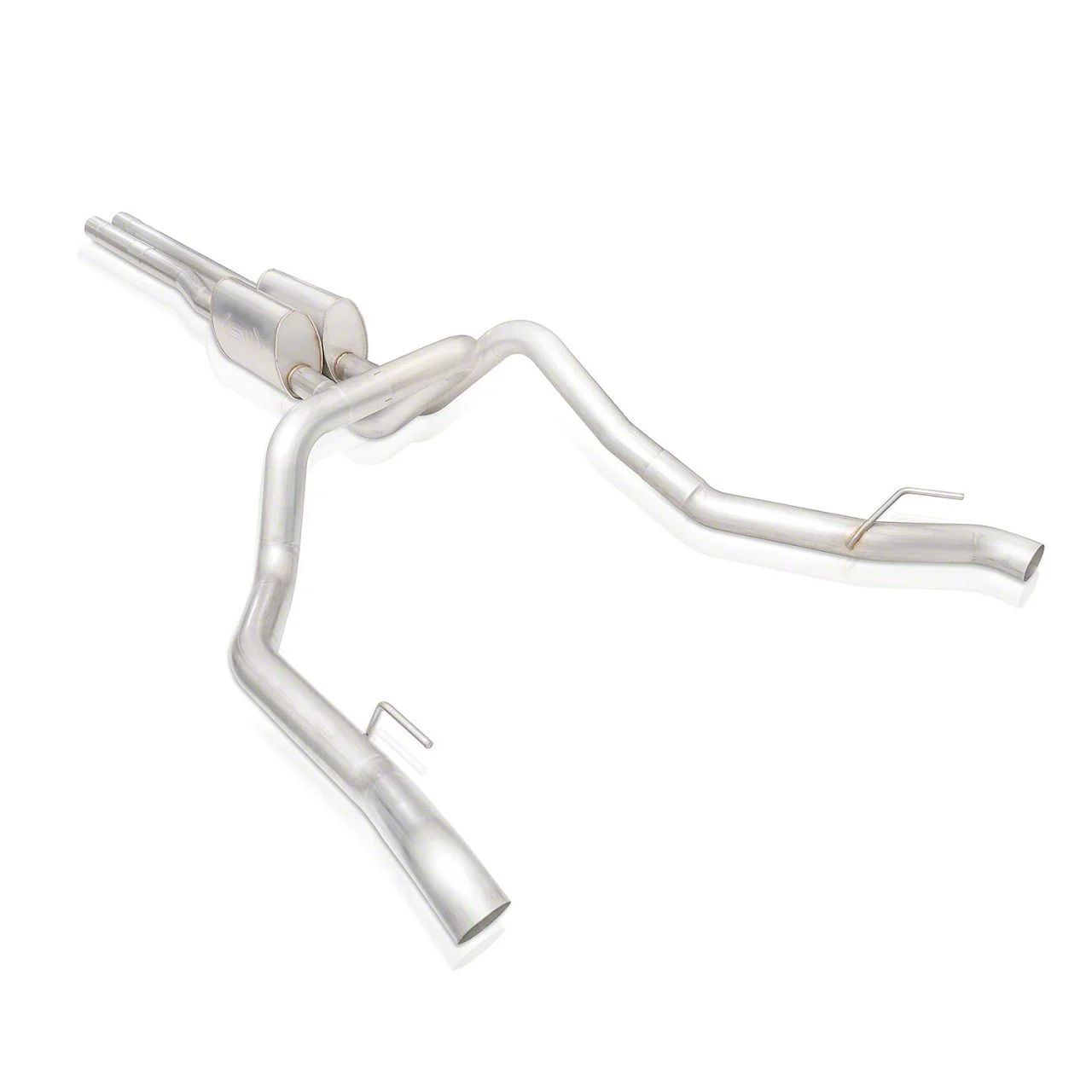 Stainless Works Legend Series Dual Exhaust System; Performance Connect; Rear Exit (19-26 6.2L Sierra 1500 w/ Factory Dual Exhaust)