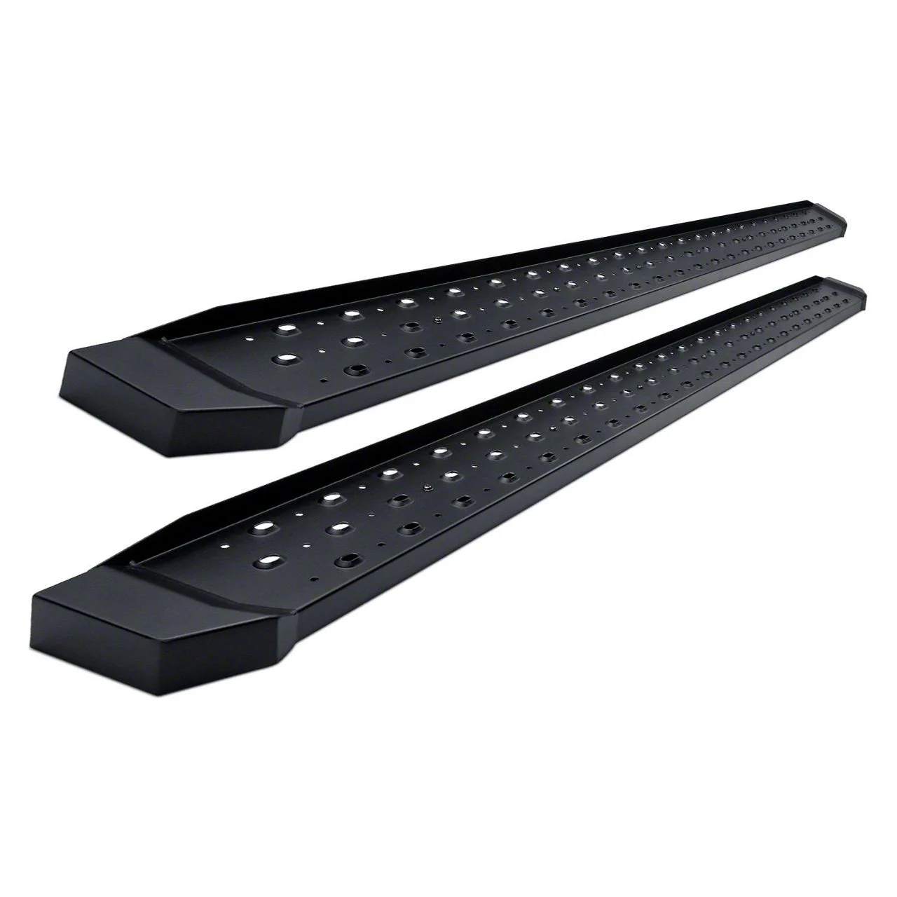 STX600 Running Boards; Black (17-26 F-250 Super Duty SuperCab)