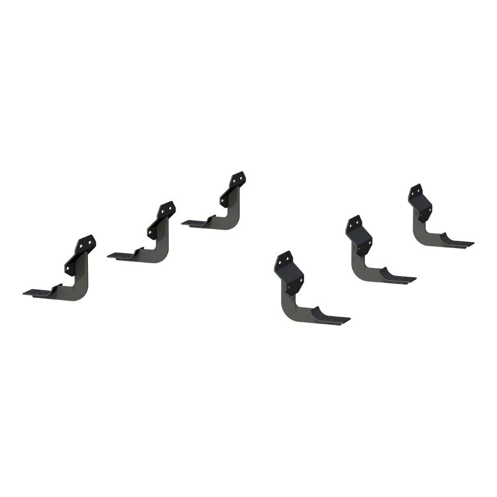 6-Inch Oval Side Step Bars Mounting Brackets (17-26 F-250 Super Duty SuperCrew)